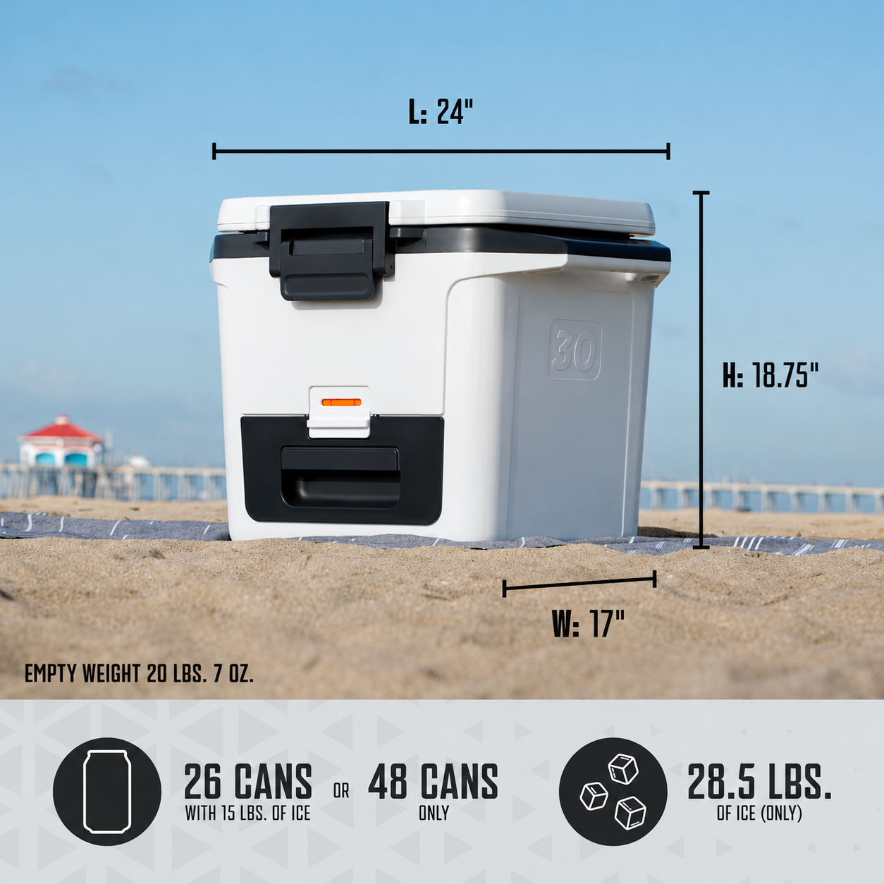 FrostVault™ 30qt Hard Cooler